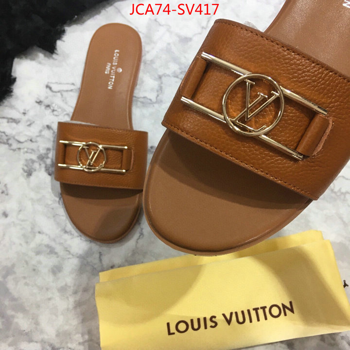 Women Shoes-LV,what 1:1 replica , ID: SV417,$:74USD