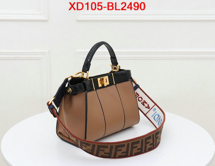 Fendi Bags(4A)-Peekaboo,high quality designer replica ,ID: BL2490,$: 105USD