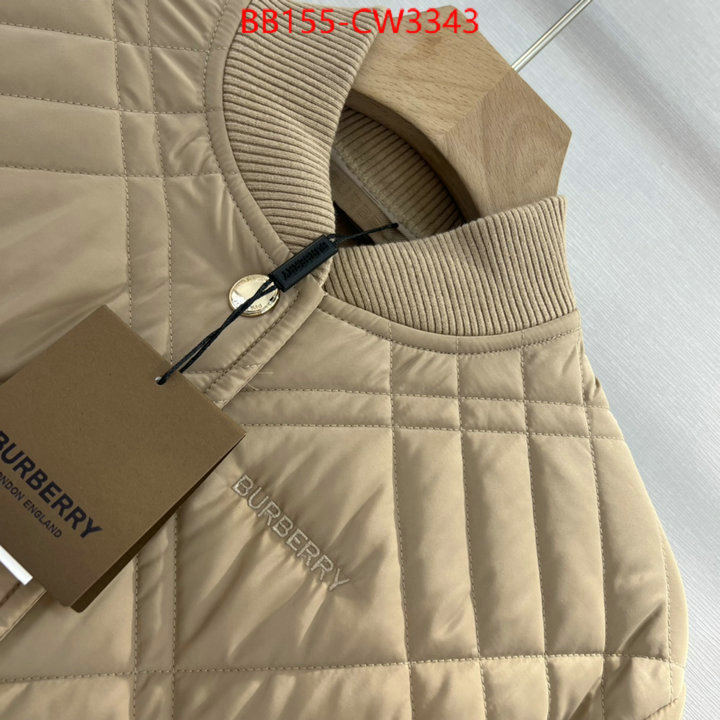 Down jacket Women-Burberry,the top ultimate knockoff , ID: CW3343,$: 155USD