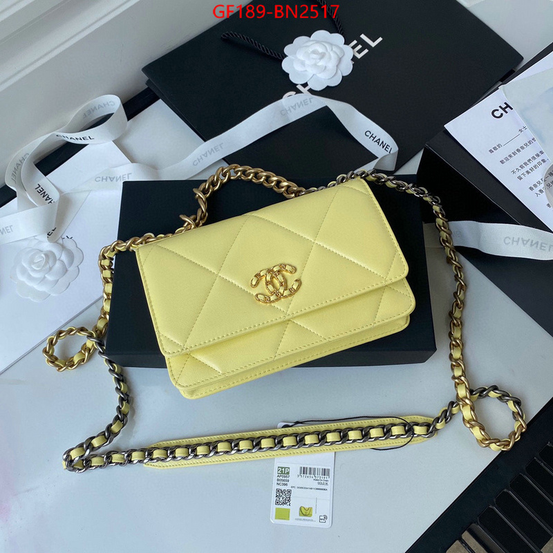 Chanel Bags(TOP)-Diagonal-,ID: BN2517,$: 189USD