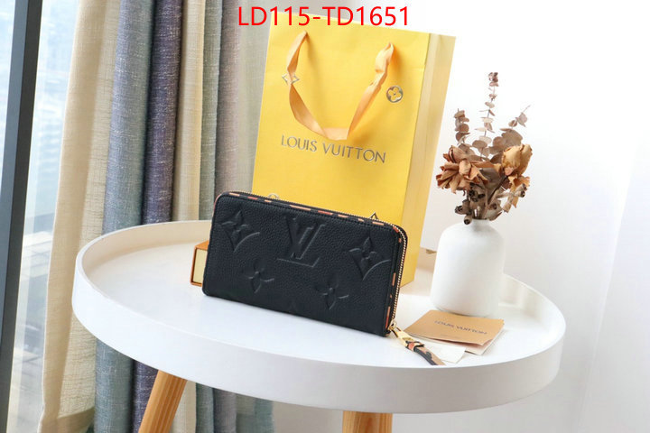 LV Bags(TOP)-Wallet,ID: TD1651,$: 115USD