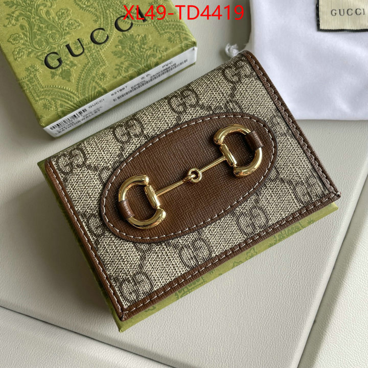 Gucci Bags(4A)-Wallet-,china sale ,ID: TD4419,$: 49USD