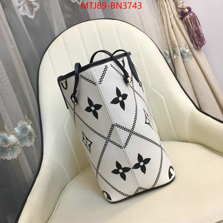 LV Bags(4A)-Neverfull-,wholesale replica shop ,ID: BN3743,$: 89USD