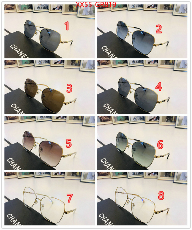 Glasses-Chanel,what is a 1:1 replica , ID: GR819,$: 55USD