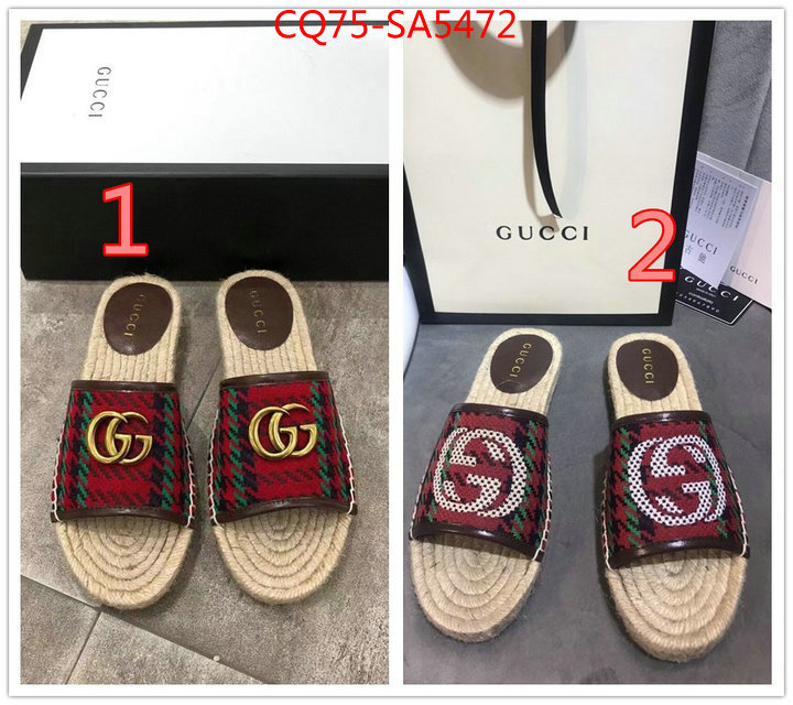 Women Shoes-Gucci,best luxury replica , ID: SA5472,$: 75USD