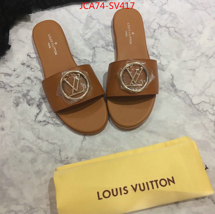 Women Shoes-LV,what 1:1 replica , ID: SV417,$:74USD