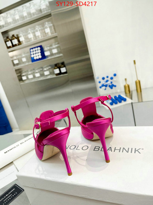 Women Shoes-Manolo Blahnik,where should i buy replica ,perfect quality designer replica , ID: SD4217,$: 129USD