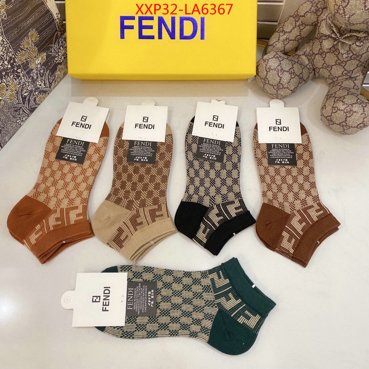Sock-Fendi,top designer replica , ID: LA6367,$: 32USD
