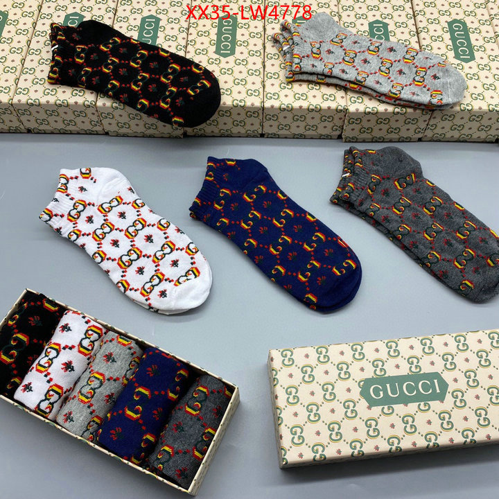 Sock-Gucci,cheap online best designer , ID: LW4778,$: 35USD
