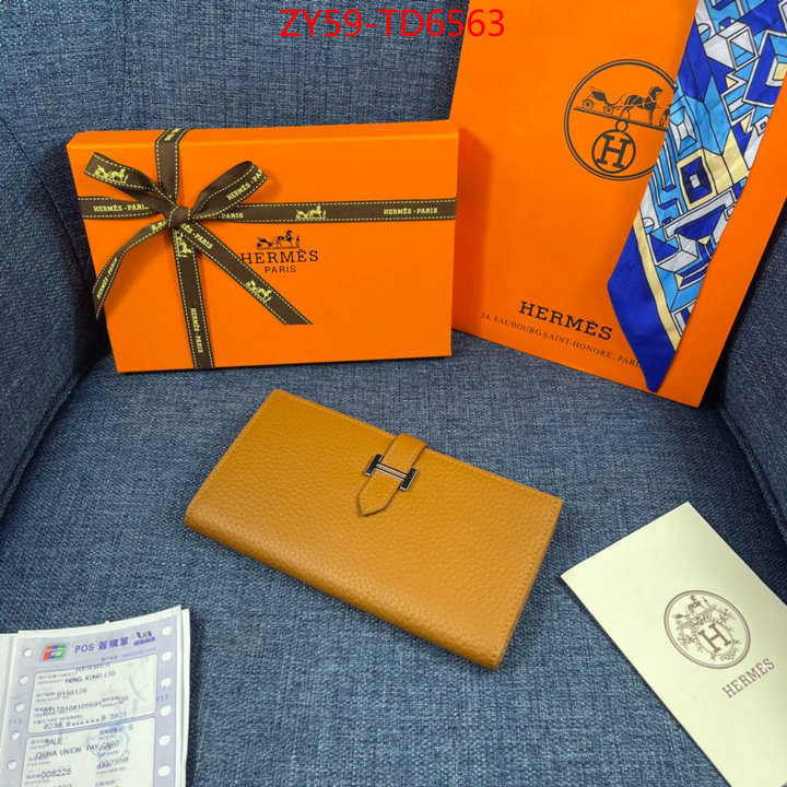 Hermes Bags(4A)-Wallet-,the best quality replica ,ID: TD6563,$: 59USD