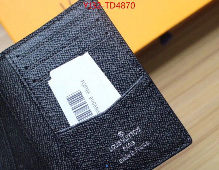 LV Bags(4A)-Wallet,buy 2023 replica ,ID: TD4870,$: 32USD
