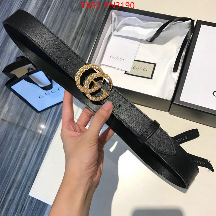 Belts-Gucci,website to buy replica , ID: PN3190,$: 65USD