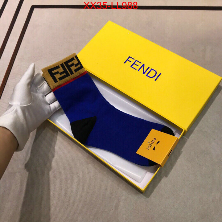 Sock-Fendi,high quality designer , ID: LL988,$:35USD