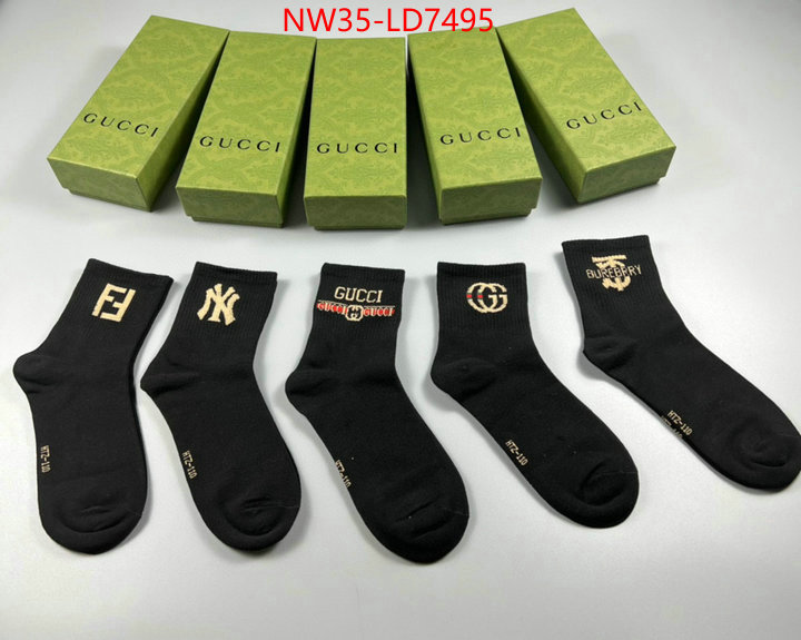 Sock-Gucci,best replica quality , ID: LD7495,$: 35USD
