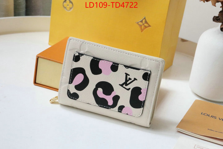 LV Bags(TOP)-Wallet,ID: TD4722,$: 109USD