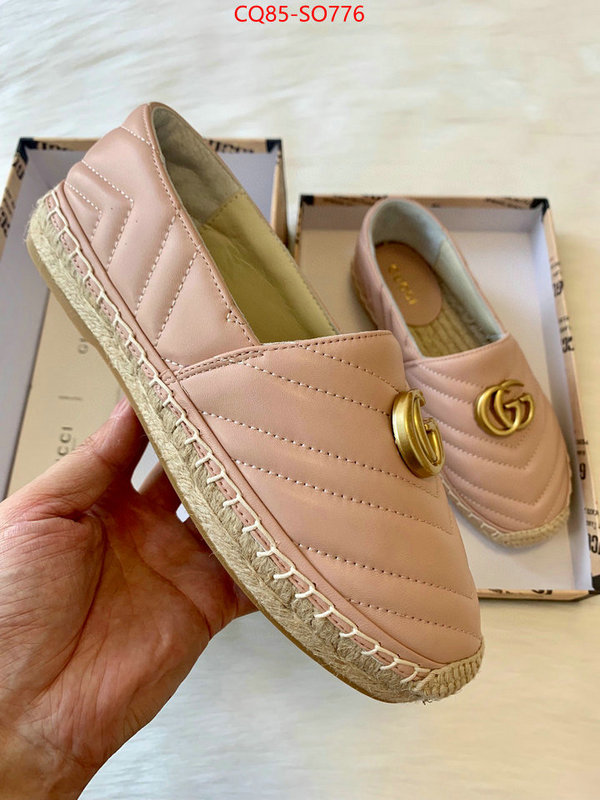 Women Shoes-Gucci,best quality replica , ID: SO776,$: 85USD