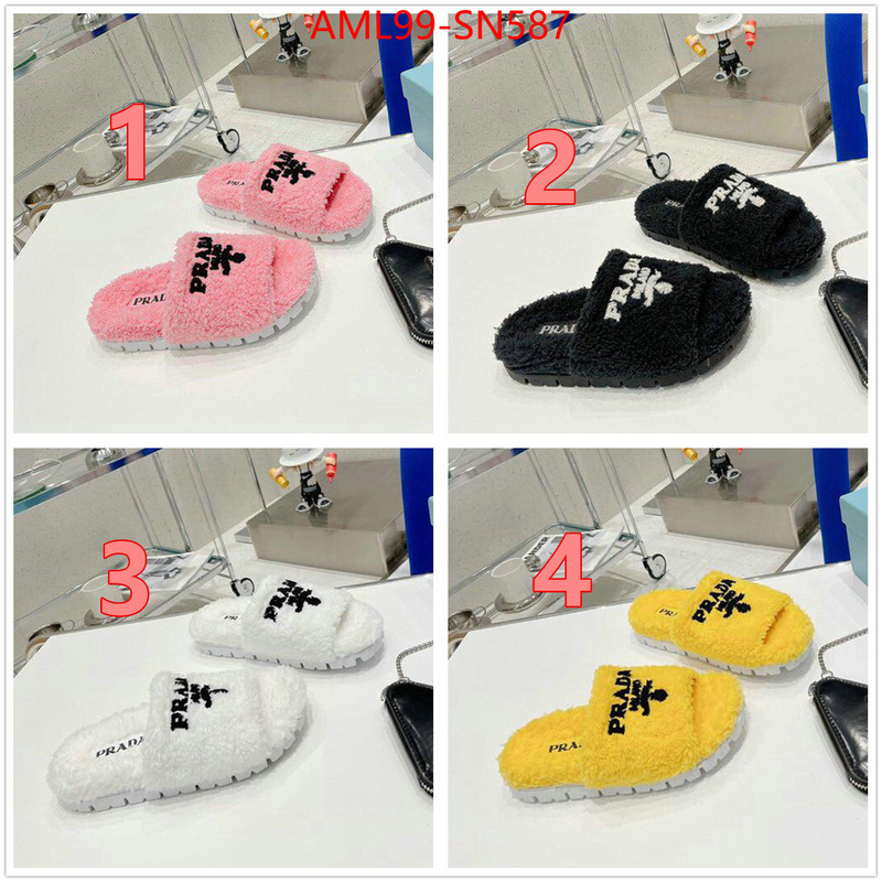 Women Shoes-Prada,wholesale 2023 replica , ID: SN587,$: 99USD