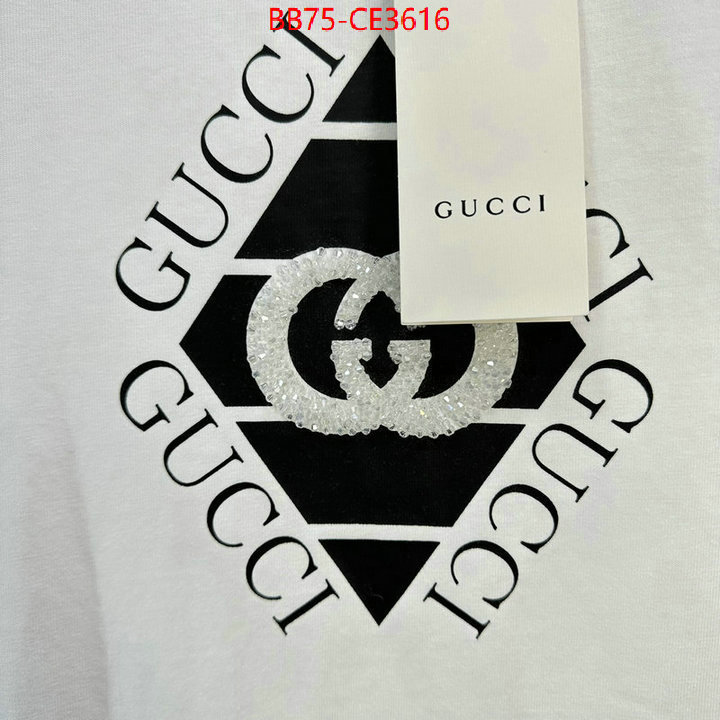 Clothing-Gucci,cheap online best designer , ID: CE3616,$: 75USD