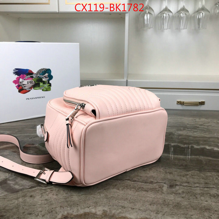 Prada Bags(4A)-Backpack-,buy best quality replica ,ID: BK1782,$:119USD