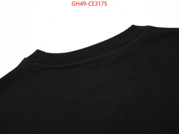 Clothing-Gucci,replica aaaaa designer , ID: CE3175,$: 49USD