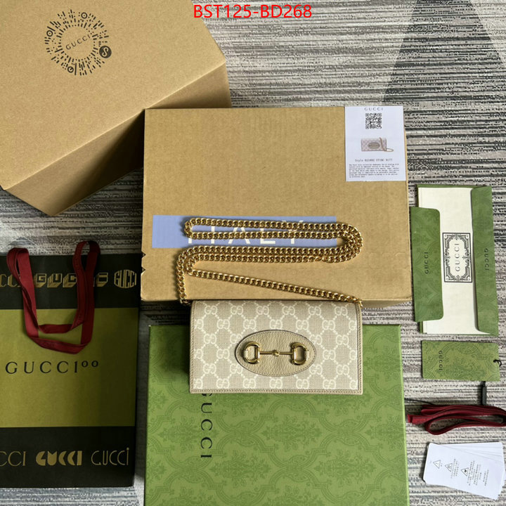 Gucci Bags(TOP)-Horsebit-,designer wholesale replica ,ID: BD268,$: 125USD