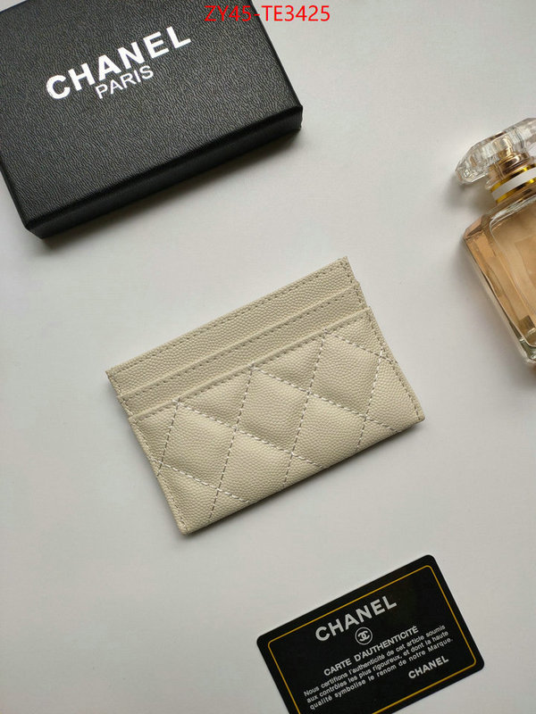 Chanel Bags(4A)-Wallet-,ID: TE3425,$: 45USD