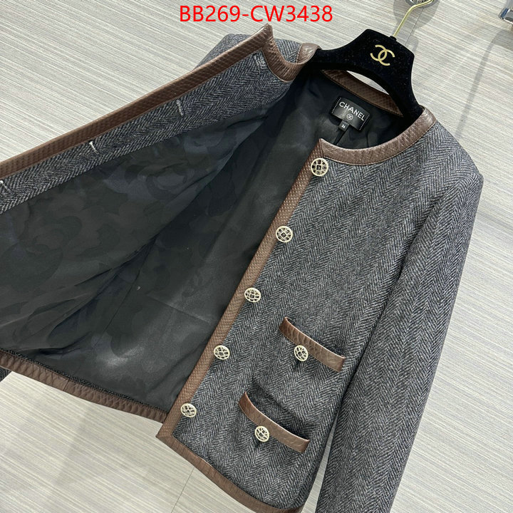 Clothing-Chanel,best quality fake , ID: CW3438,$: 269USD
