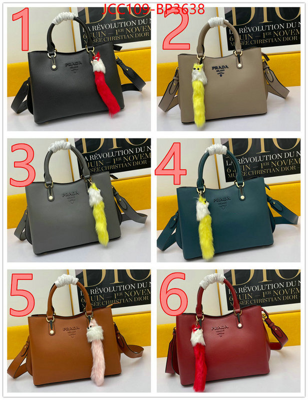 Prada Bags(4A)-Handbag-,2023 perfect replica designer ,ID: BP3638,$: 109USD