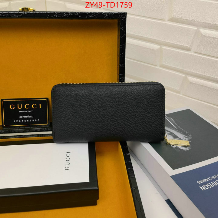 Gucci Bags(4A)-Wallet-,what best replica sellers ,ID: TD1759,$: 49USD