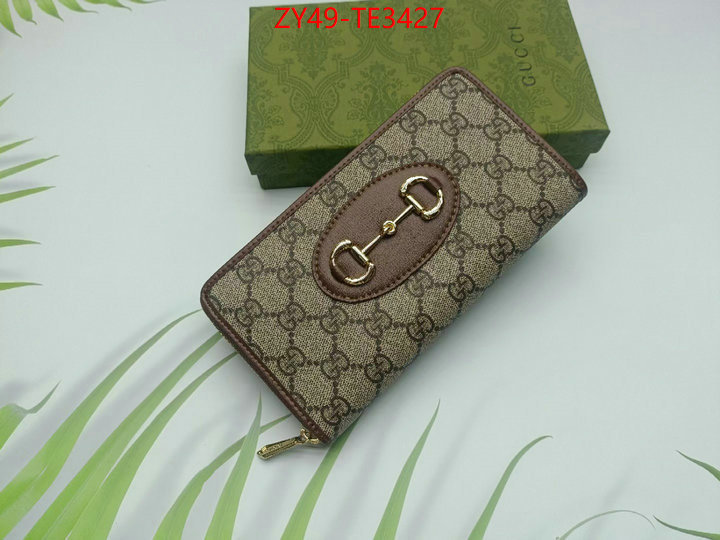 Gucci Bags(4A)-Wallet-,best replica quality ,ID: TE3427,$: 49USD