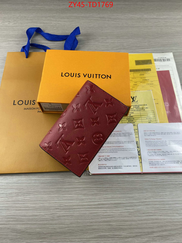 LV Bags(4A)-Wallet,ID: TD1769,$: 45USD