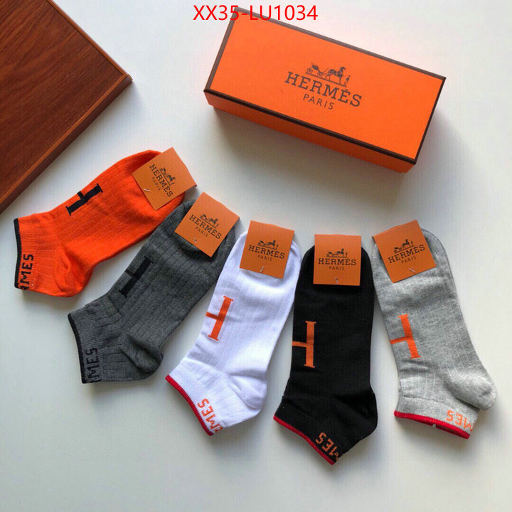 Sock-Hermes,high quality 1:1 replica , ID: TU1034,$: 35USD