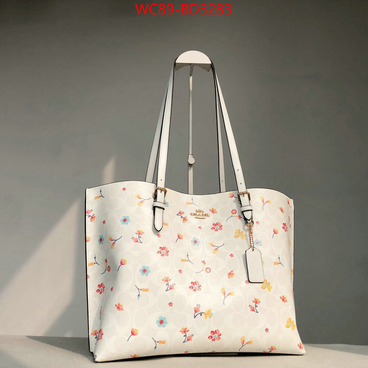 Coach Bags(4A)-Tote-,highest quality replica ,ID: BD3283,$: 89USD