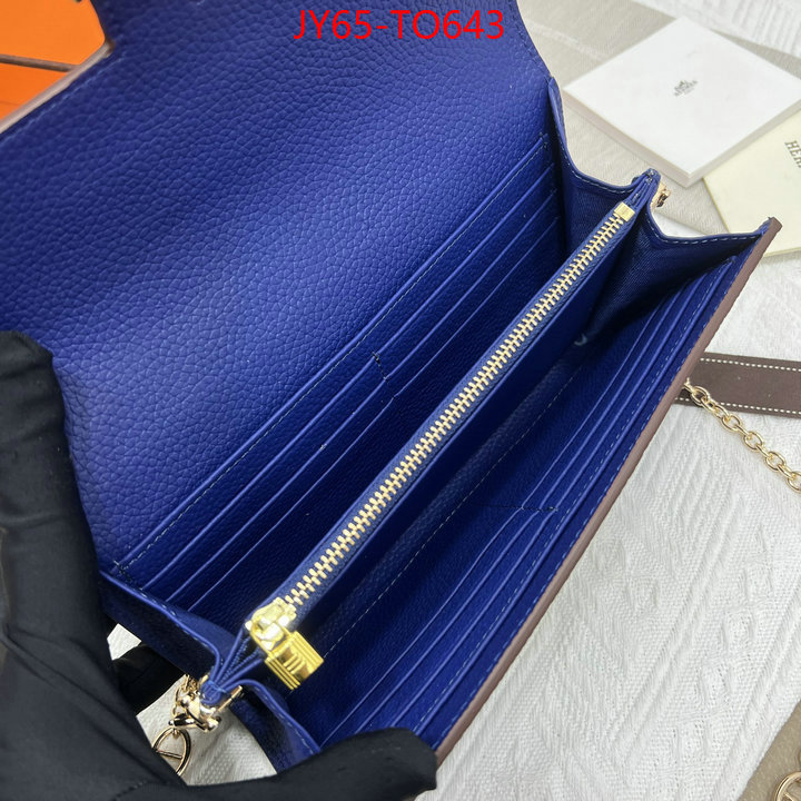 Hermes Bags(4A)-Wallet-,cheap wholesale ,ID: TO643,$: 65USD