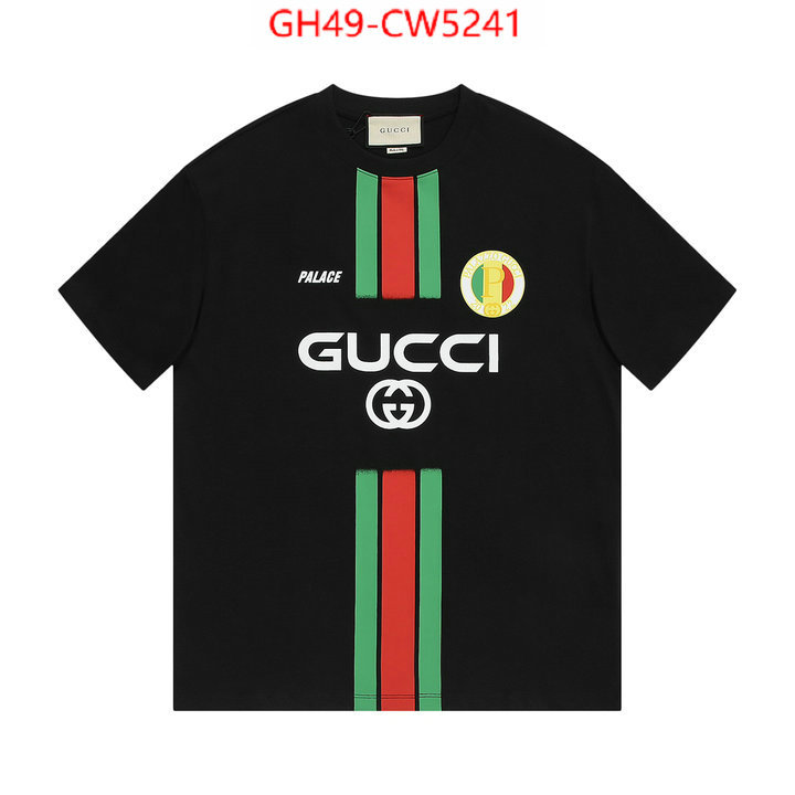 Clothing-Gucci,2023 replica , ID: CW5241,$: 49USD