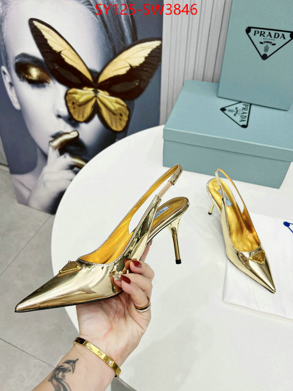 Women Shoes-Prada,high quality replica , ID: SW3846,$: 125USD