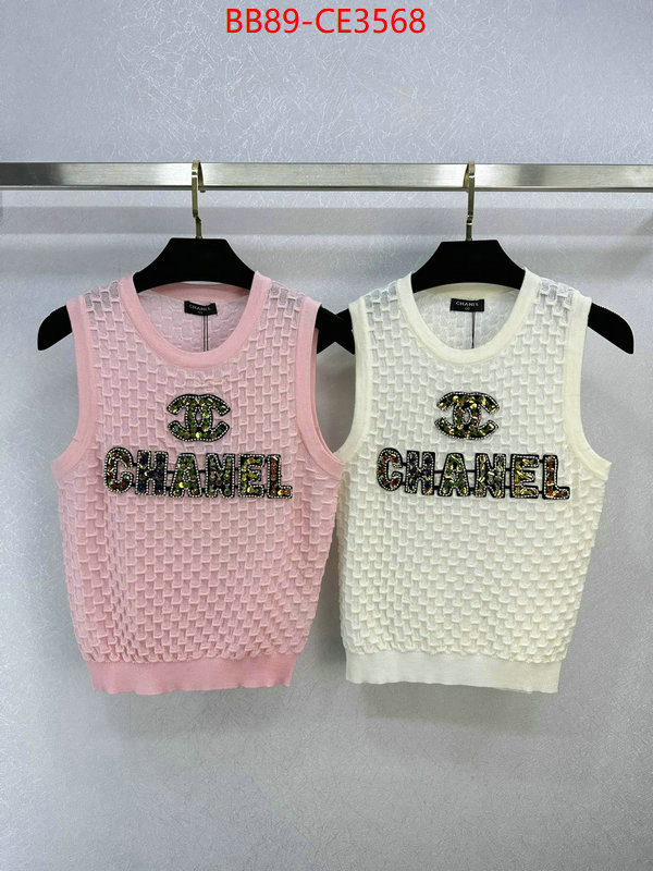 Clothing-Chanel,counter quality ,ID: CE3568,$: 89USD