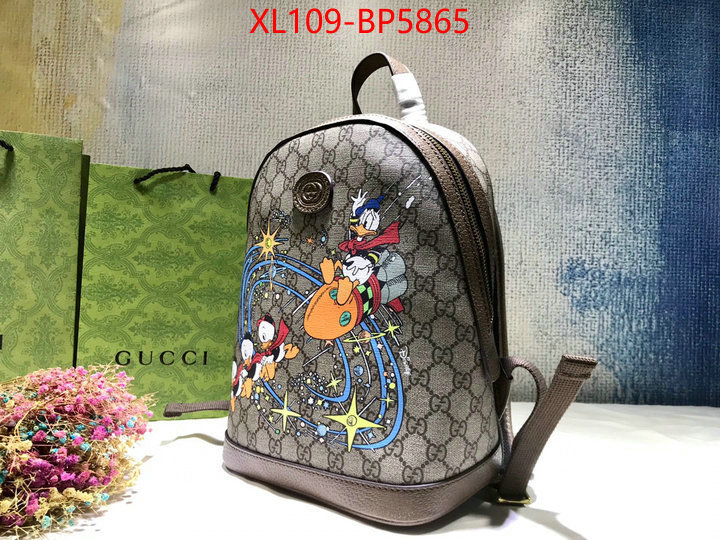 Gucci Bags(4A)-Backpack-,luxury fashion replica designers ,ID: BP5865,$: 109USD