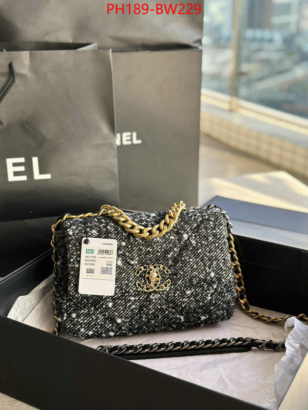 Chanel Bags(TOP)-Diagonal-,ID: BW229,$: 189USD