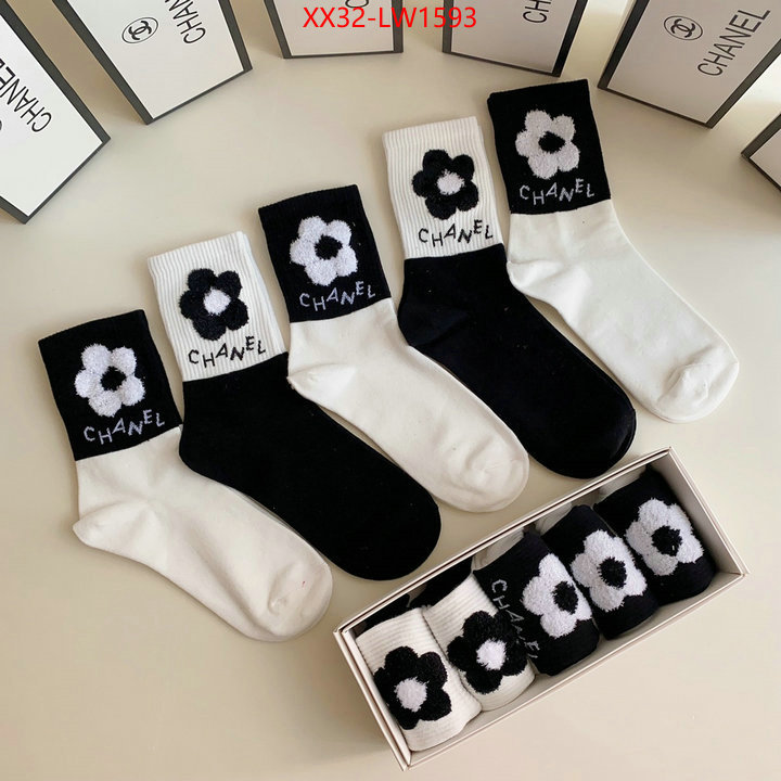 Sock-Chanel,7 star collection , ID: LW1593,$: 32USD