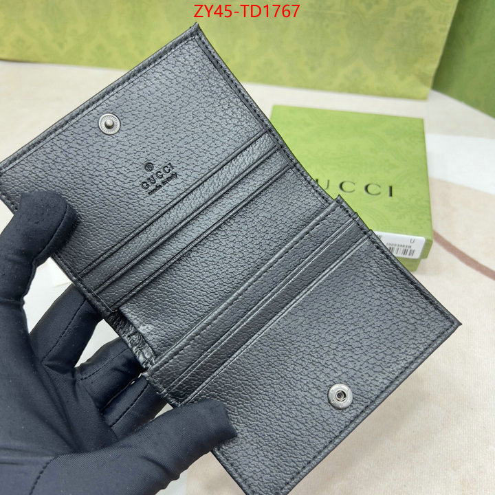 Gucci Bags(4A)-Wallet-,designer replica ,ID: TD1767,$: 45USD