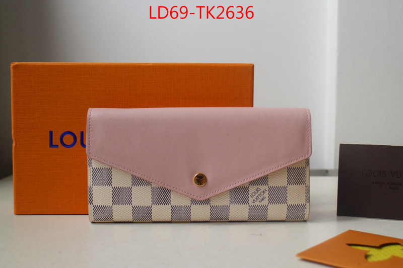 LV Bags(TOP)-Wallet,ID: TK2636,$:69USD