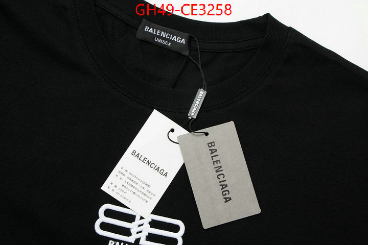 Clothing-Balenciaga,where should i buy replica , ID: CE3258,$: 49USD