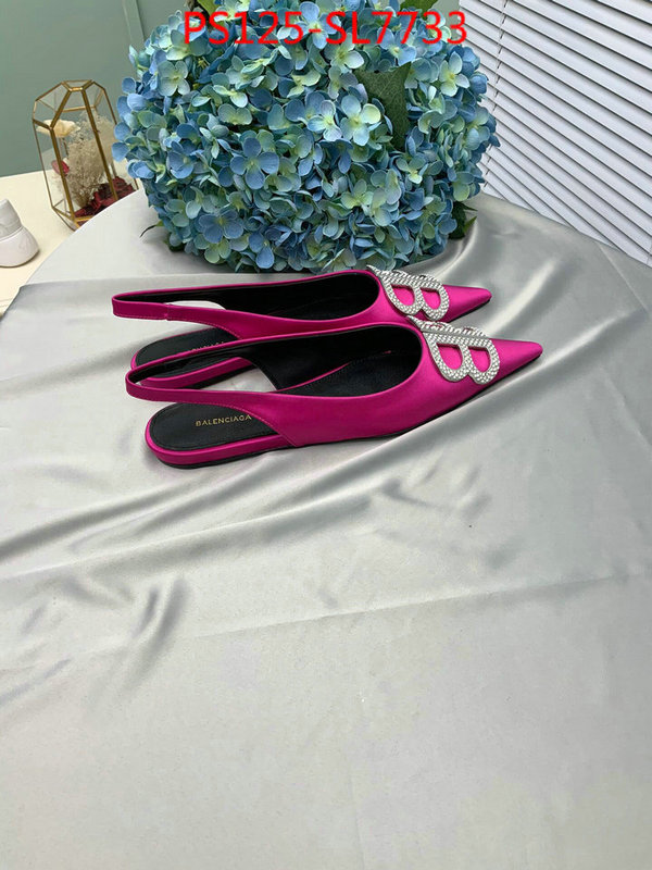 Women Shoes-Balenciaga,buy replica , ID: SL7733,$: 125USD