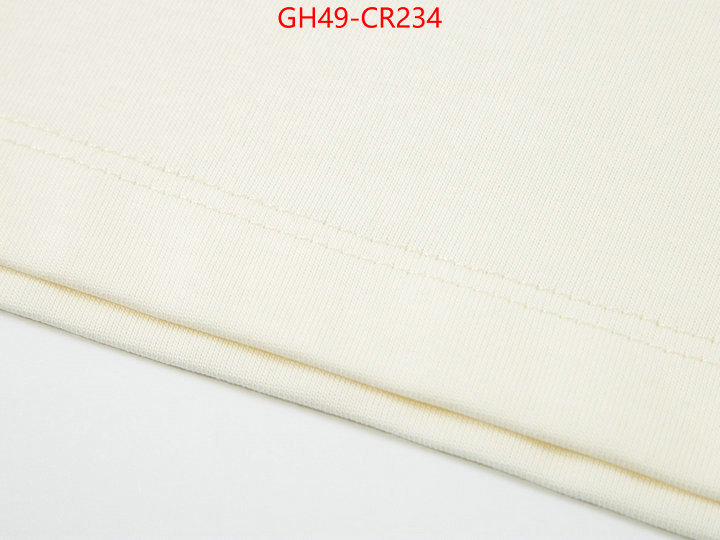 Clothing-Gucci,top brands like , ID: CR234,$: 49USD