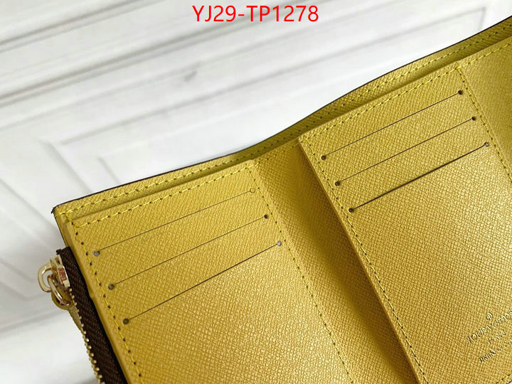 LV Bags(4A)-Wallet,ID: TP1278,$: 29USD