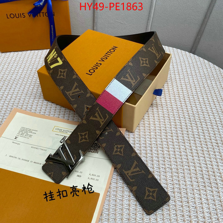 Belts-LV,outlet 1:1 replica , ID: PE1863,$: 49USD