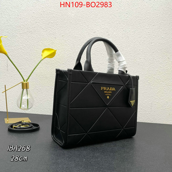 Prada Bags(4A)-Handbag-,replica 2023 perfect luxury ,ID: BO2983,$: 109USD