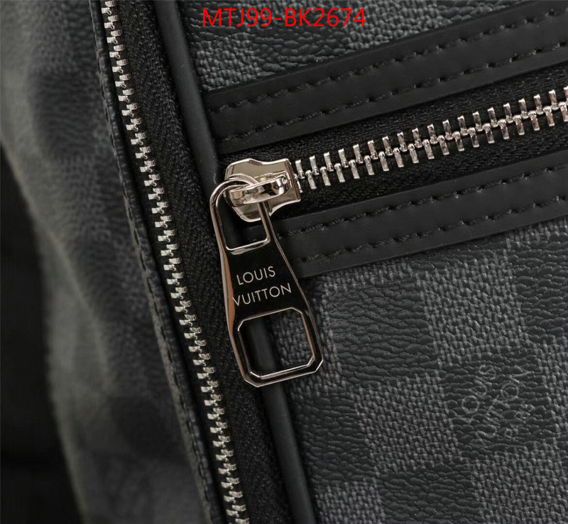 LV Bags(4A)-Backpack-,ID: BK2674,$:99USD