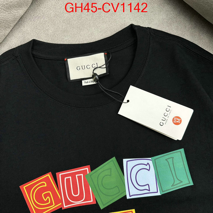 Clothing-Gucci,best replica 1:1 , ID: CV1142,$: 45USD